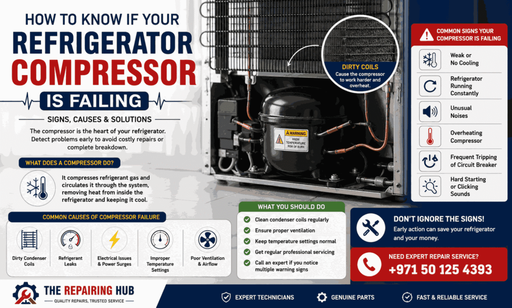 Refrigerator Compressor Failure Signs Guide